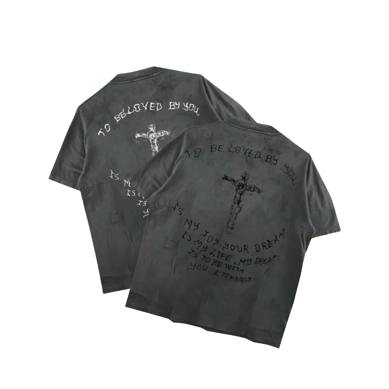 To be Loved by you / SGUM T-Shirt : Black or White text on Grey
