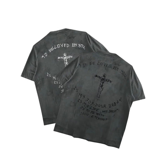 To be Loved by you / SGUM T-Shirt : Black or White text on Grey
